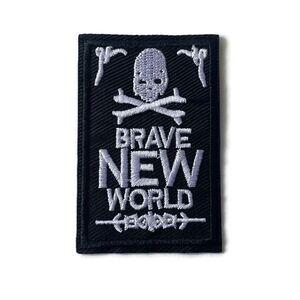 Brave New World Embroidered Patch